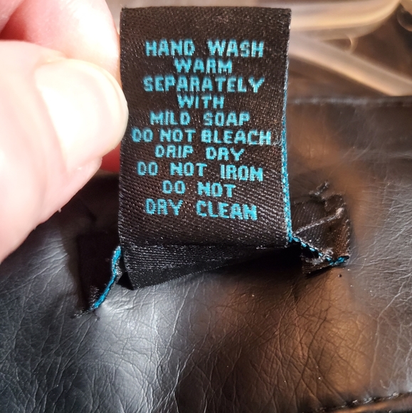 Rue 21 + Faux Leather Black Moto Jacket size 3X - Picture 3 of 15